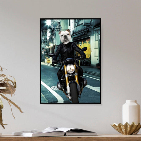 Rescue Dogs Hero Squad Lovers - Biker Rescue Dogs Hero Squad - Personalized Pet Poster Canvas Print