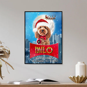 Rescue Dogs Hero Squad Lovers - Rescue Dogs Hero Squad Santa Paws - Personalized Pet Poster Canvas Print