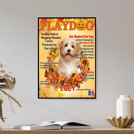 Rescue Dogs Hero Squad Lovers - Rescue Dogs Hero Squad Thanksgiving Play Rescue Dogs Hero Squad Magazine 1 - Personalized Pet Poster Canvas Print