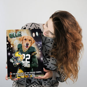 Rescue Dogs Hero Squad Lovers - Greenbay Football Rescue Dogs Hero Squad - Personalized Pet Poster Canvas Print