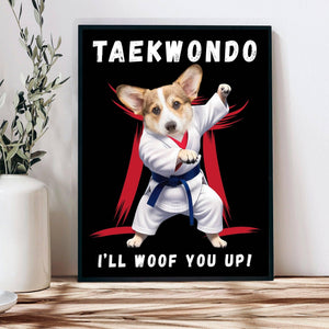 Rescue Dogs Hero Squad Lovers - Taekwondo Rescue Dogs Hero Squad 1 - Personalized Pet Poster Canvas Print