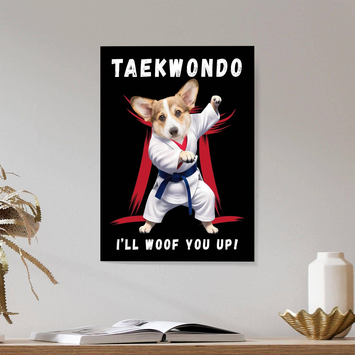 Rescue Dogs Hero Squad Lovers - Taekwondo Rescue Dogs Hero Squad 1 - Personalized Pet Poster Canvas Print