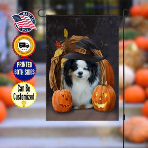 Rescue Dogs Hero Squad Lovers - Witch Hat Halloween Flag - Personalized Flag