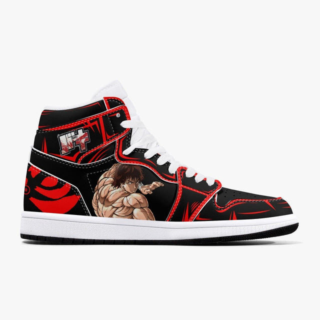 Custom Baki the Grappler Baki Hanma JD1 Anime Shoes Mid Top Sneakers-Shoes