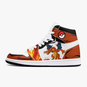 Custom Pokemon Charizard JD1 Anime Shoes Mid Top Sneakers-Shoes