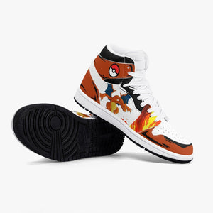 Custom Pokemon Charizard JD1 Anime Shoes Mid Top Sneakers-Shoes