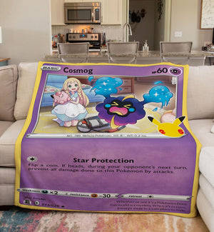 Custom Cosmog Sword & Shield Series Blanket-Amor Custom Gifts