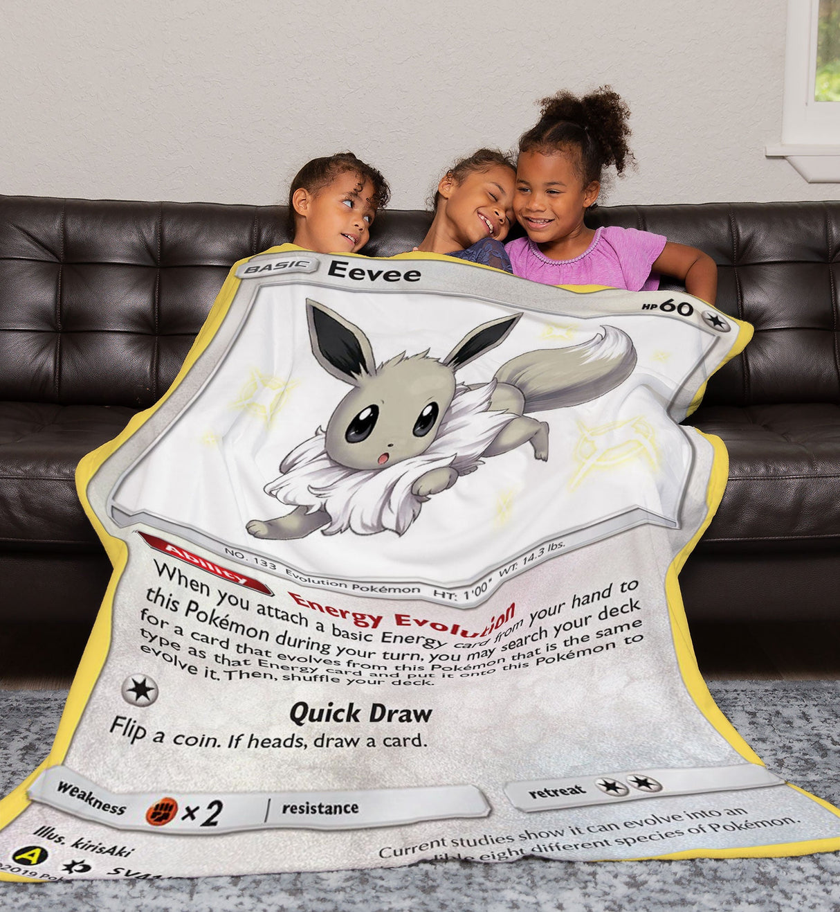 Eevee Sun & Moon Series Blanket