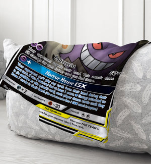 Custom Gengar & Mimikyu-GX Sun & Moon Series Blanket-Amor Custom Gifts