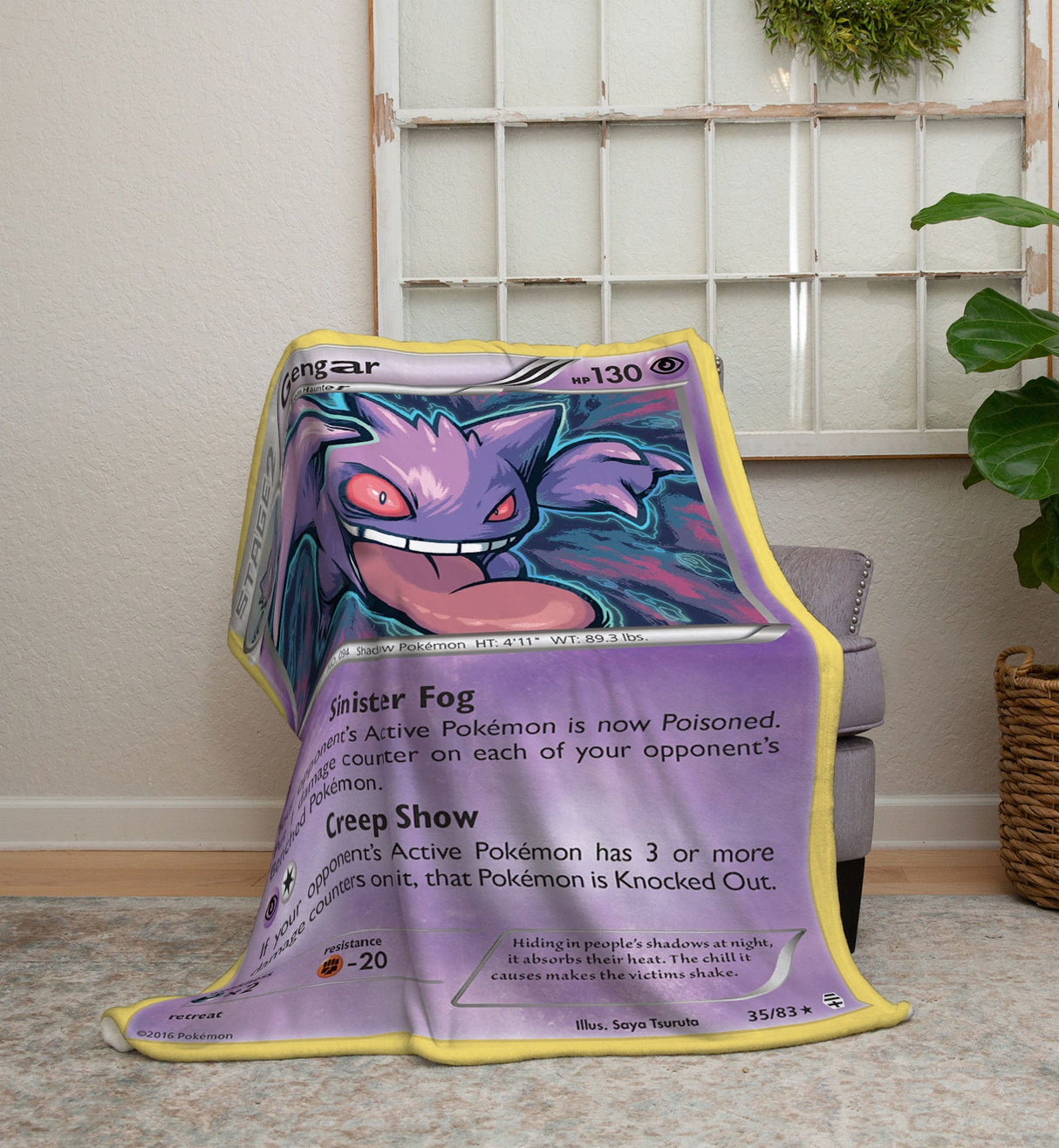 Gengar XY Series Blanket