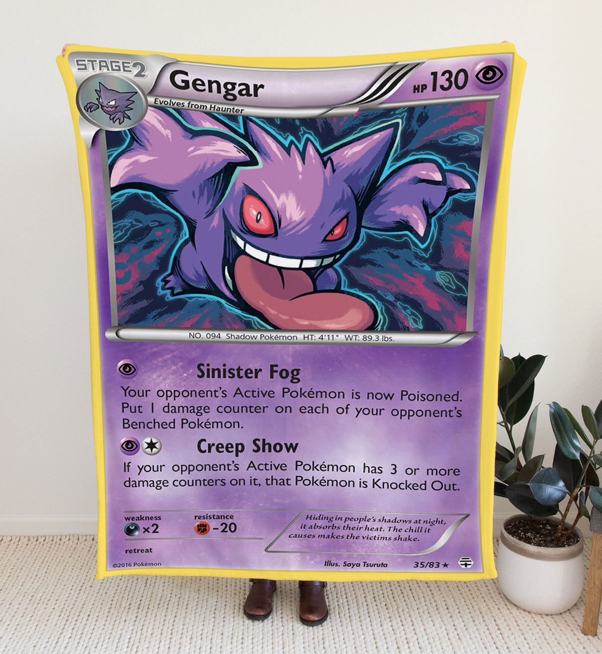 Gengar XY Series Blanket