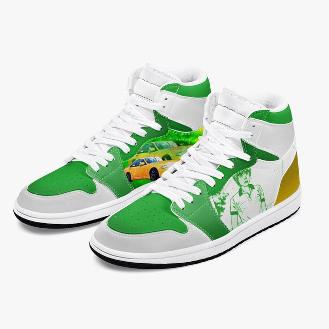 Custom Initial D Kenta Nakamura JD1 Anime Shoes Mid Top Sneakers-Shoes