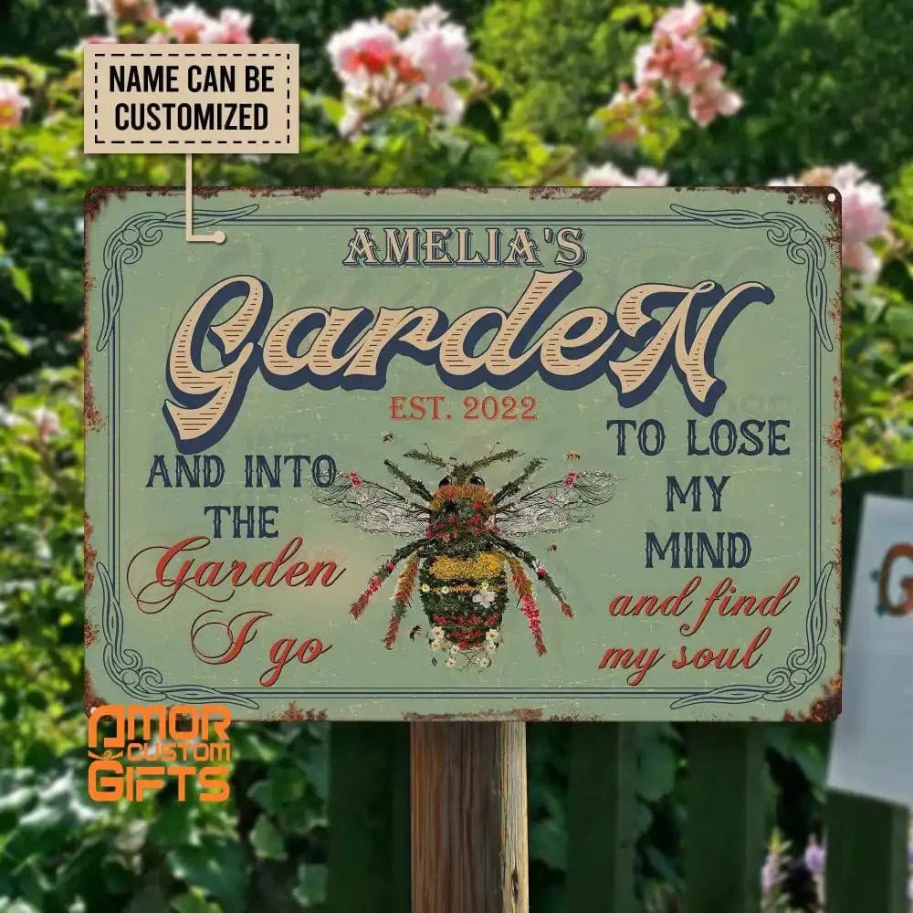 Grandmas Garden Sign, Personalized Gardening Gift - Etsy Norway