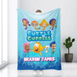 Blankets Custom KS Bubble Guppies Blanket | Personalized Fleece Blanket,  Customized Blanket