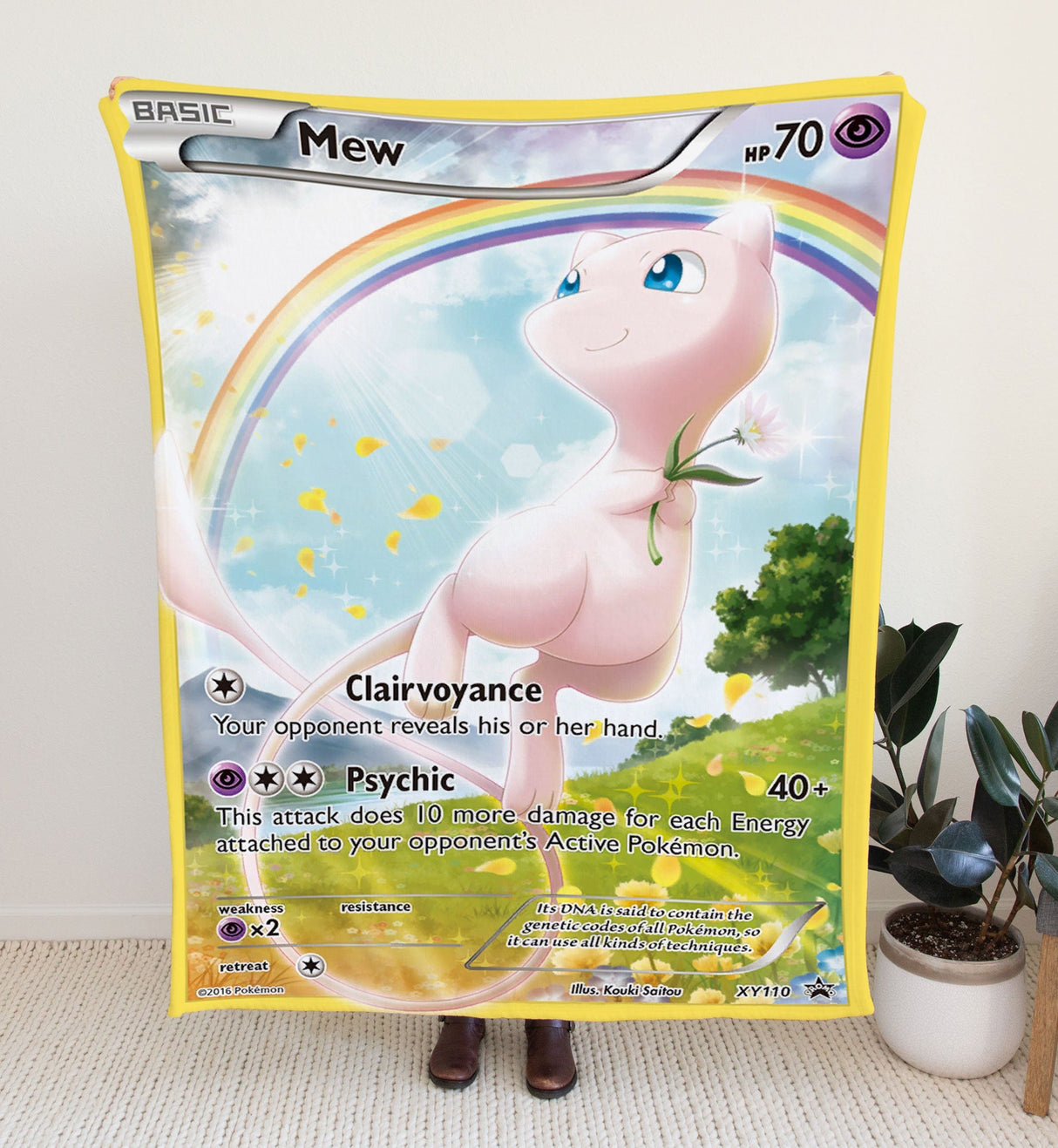 Custom Mew XY Series Blanket-Amor Custom Gifts