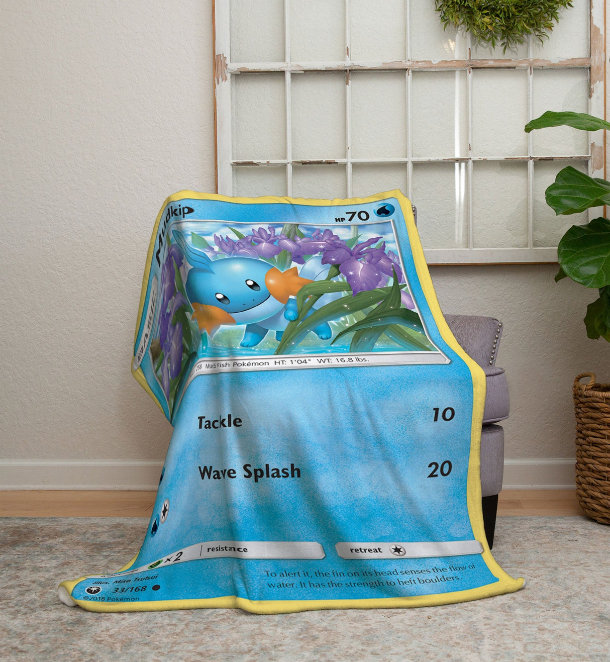 Mudkip Sun & Moon Series Blanket