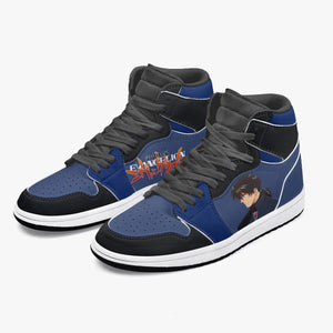 Custom Neon Genesis Evangelion Ryoji Kaji JD1 Anime Shoes Mid Top Sneakers-Shoes