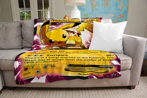 Custom Pikachu EX XY Series Blanket-Amor Custom Gifts