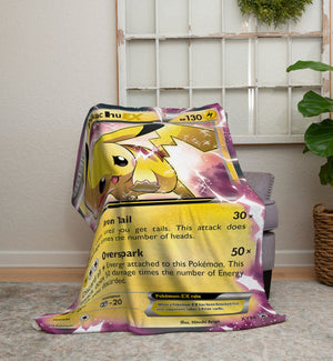 Custom Pikachu EX XY Series Blanket-Amor Custom Gifts