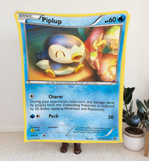 Piplup Black & White Series Blanket