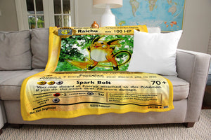 Custom Raichu XY Series Blanket-Amor Custom Gifts