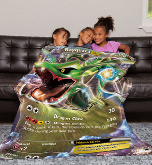 Custom Rayquaza EX XY Series Blanket-Amor Custom Gifts