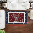 Mats & Rugs Reindeer Christmas Rugs | Reindeer Christmas Rug Area Rug | Reindeer Christmas Home Carpet, Mat, Home Decor