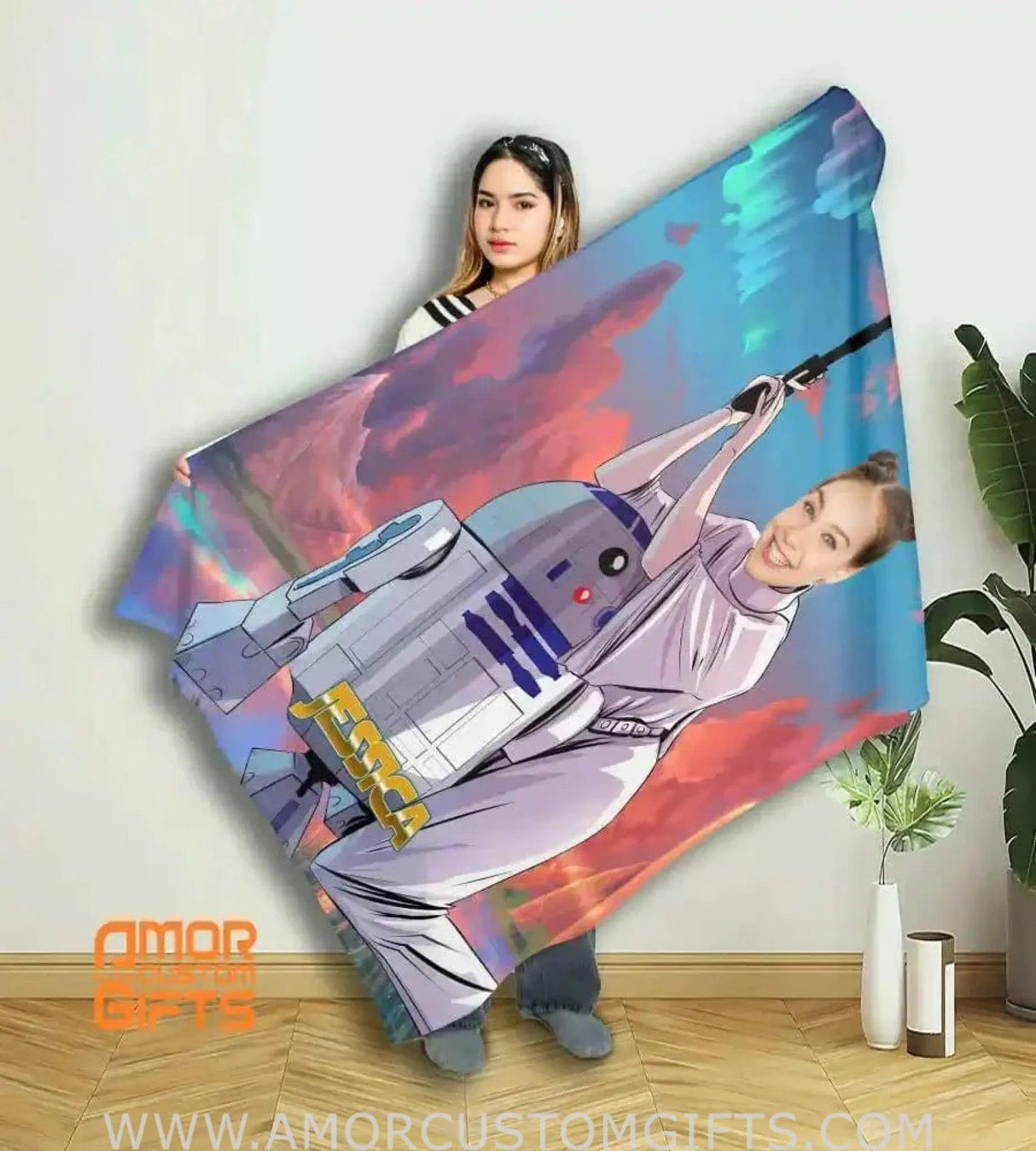 Blankets Custom Star Wars Princess Leia Blanket