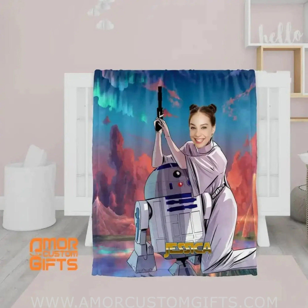 Blankets Custom Star Wars Princess Leia Blanket