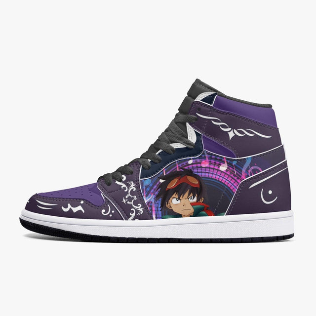 Custom Tengen Toppa Gurren Lagann Simon JD1 Anime Shoes Mid Top Sneakers-Shoes