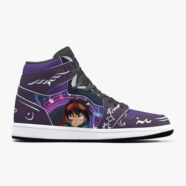 Custom Tengen Toppa Gurren Lagann Simon JD1 Anime Shoes Mid Top Sneakers-Shoes