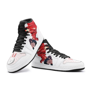 Custom Touka Kirishima Tokyo Ghoul V2 Mid Top Basketball Sneakers Shoes | Personalizable Anime Fan Sneakers-Shoes