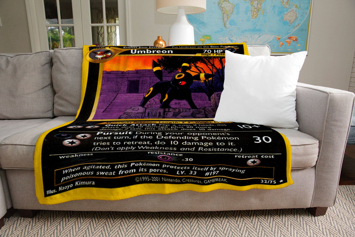 Custom Umbreon Neo Series Blanket-Amor Custom Gifts