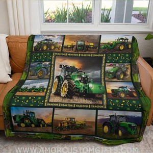 Blankets Tractor Blanket for Boys, Fleece Blanket All Season Blanket Tractor Baby Blanket