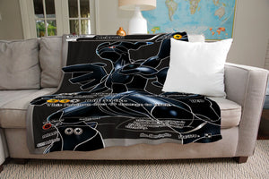 Zekrom Black & White Series Blanket