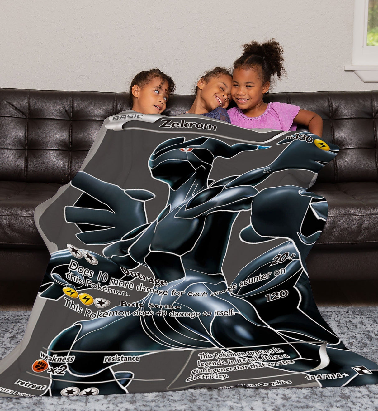 Zekrom Black & White Series Blanket