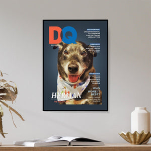 Posters, Prints, & Visual Artwork Dog Lovers - Dog's Quarterly - Personalized Pet Poster Canvas Print