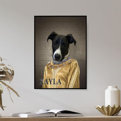 Posters, Prints, & Visual Artwork Dog Lovers - Kayla Dog - Personalized Pet Poster Canvas Print