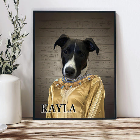 Posters, Prints, & Visual Artwork Dog Lovers - Kayla Dog - Personalized Pet Poster Canvas Print