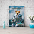 Posters, Prints, & Visual Artwork Dog Lovers - Miami Dolphins Football Canvas 2 - Personalized Pet Poster Canvas Print