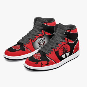 Custom Naruto Shippuden Itachi JD1 Anime Shoes Mid Top Sneakers-Shoes