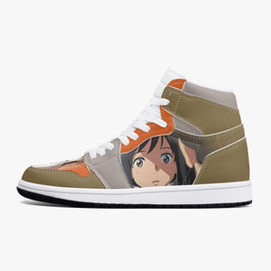Custom Kimi no Na Wa Futaba Okiura-A JD1 Anime Shoes Mid Top Sneakers-Shoes