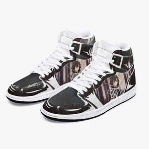 Custom Demon Slayer Obanai Iguro JD1 Anime Shoes Mid Top Sneakers-Shoes