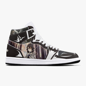 Custom Demon Slayer Obanai Iguro JD1 Anime Shoes Mid Top Sneakers-Shoes