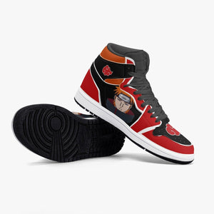 Custom Naruto Shippuden Pain JD1 Anime Shoes Mid Top Sneakers-Shoes
