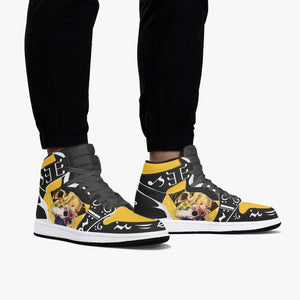 Custom Bocchi The Rock Nijika Ijichi JD1 Anime Shoes Mid Top Sneakers-Shoes