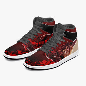 Custom Baki Yuujiro JD1 Anime Shoes Mid Top Sneakers-Shoes