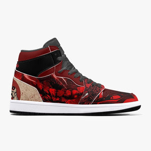 Custom Baki Yuujiro JD1 Anime Shoes Mid Top Sneakers-Shoes