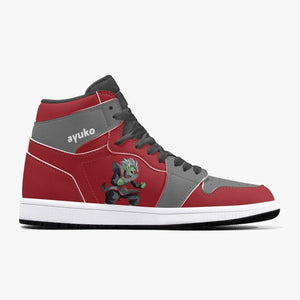 Custom Dragon Ball Z Zamasu Red/Grey JD1 Anime Shoes Mid Top Sneakers-Shoes