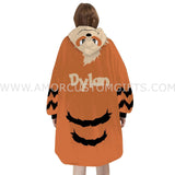 Personalized Pokemon Arcanine Snug Oversized Wearable Hoodie Blanket-Hoodie Blanket-Amor Custom Gifts